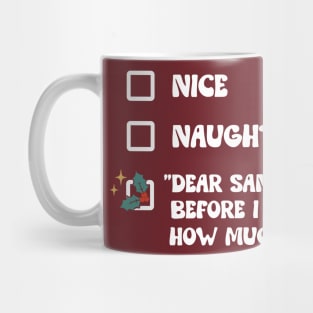 Nice and naughty Mug